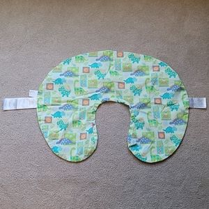 Dinosaur Boppy slip cover, green